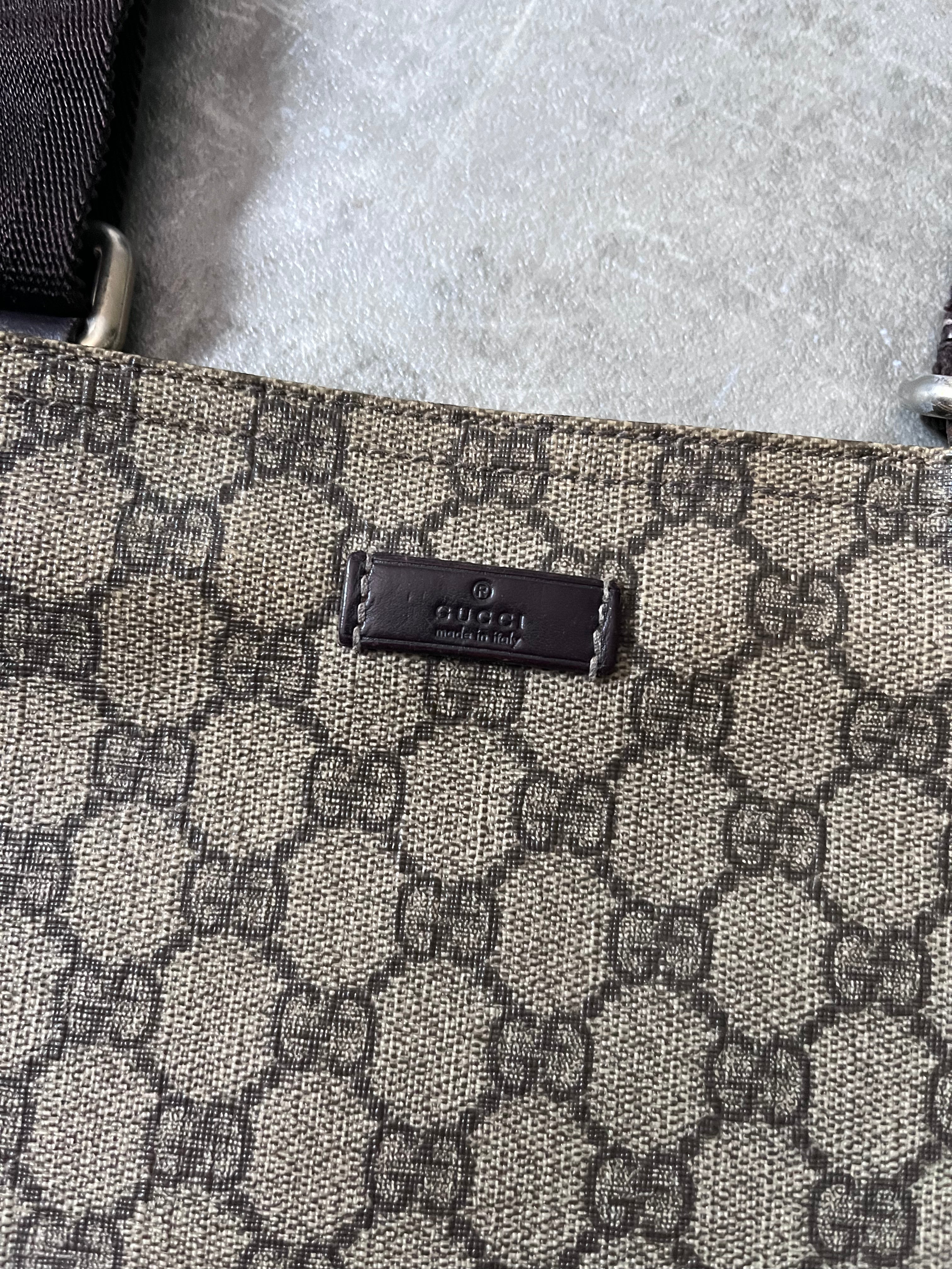 Gucci GG Monogram Crossbody Bag Beige