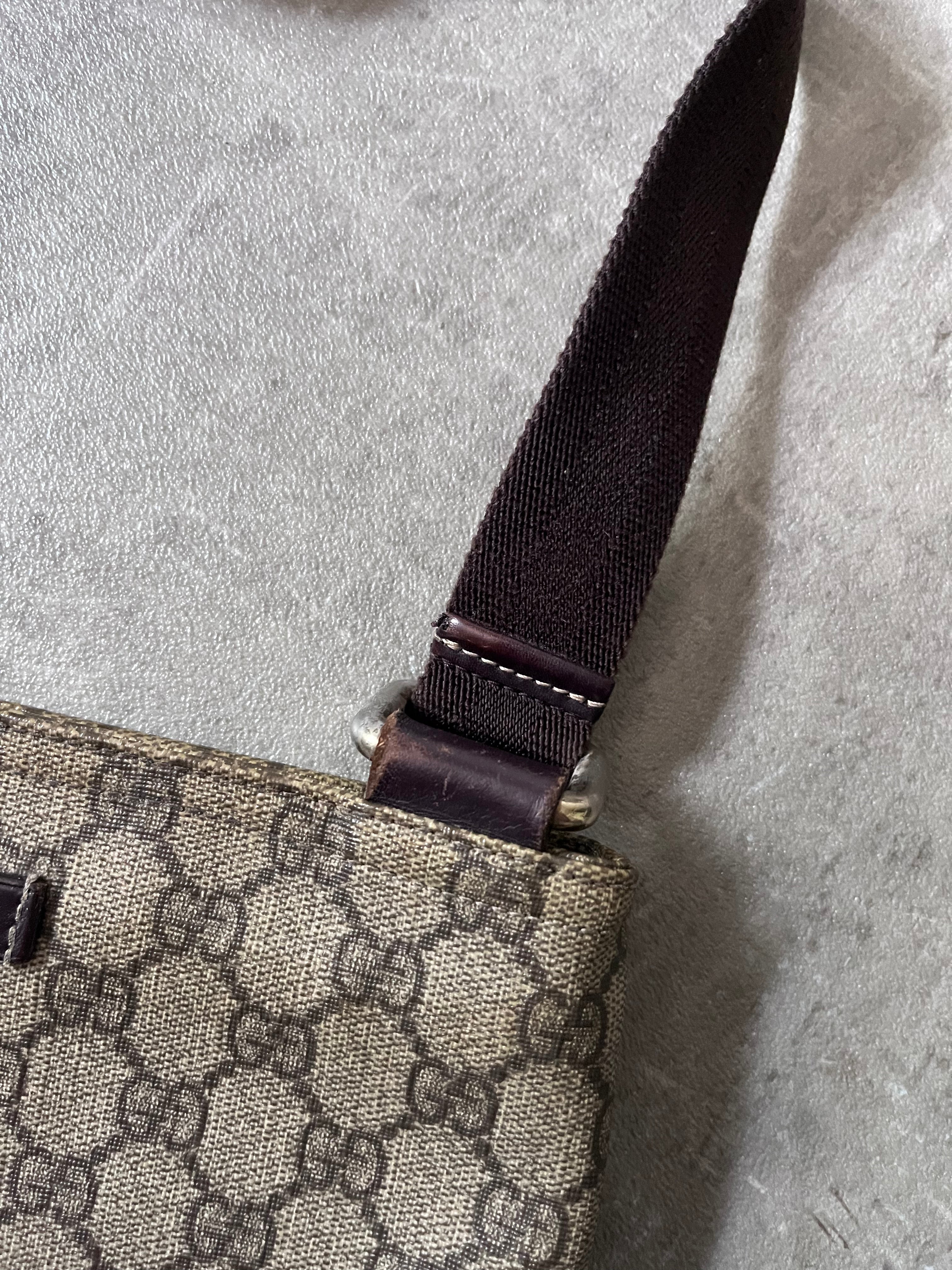 Gucci GG Monogram Crossbody Bag Beige