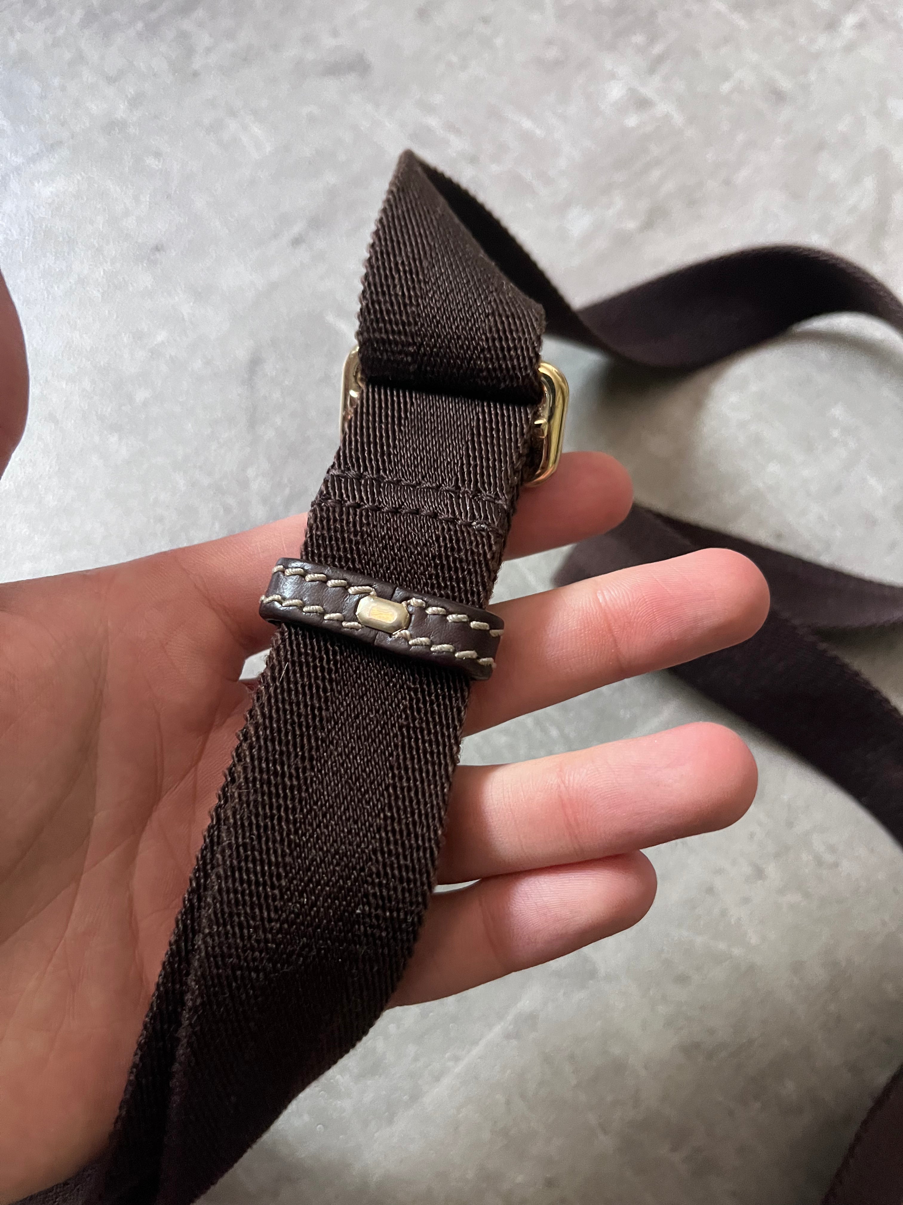 Gucci GG Monogram Crossbody Bag Beige