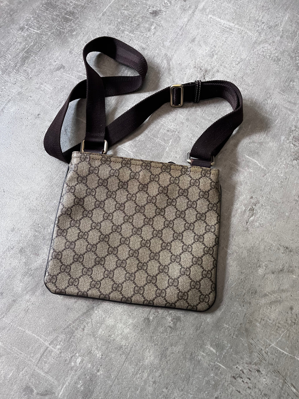 Gucci GG Monogram Crossbody Bag Beige