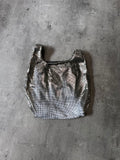 2015 Maison Margiela Aluminum Painted Sequins Handbag Silver
