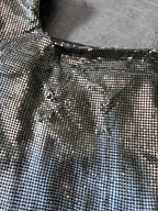 2015 Maison Margiela Aluminum Painted Sequins Handbag Silver