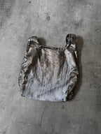 2015 Maison Margiela Aluminum Painted Sequins Handbag Silver