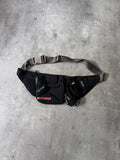 2000s Prada Utility Multi Pocket Belt Bag Black