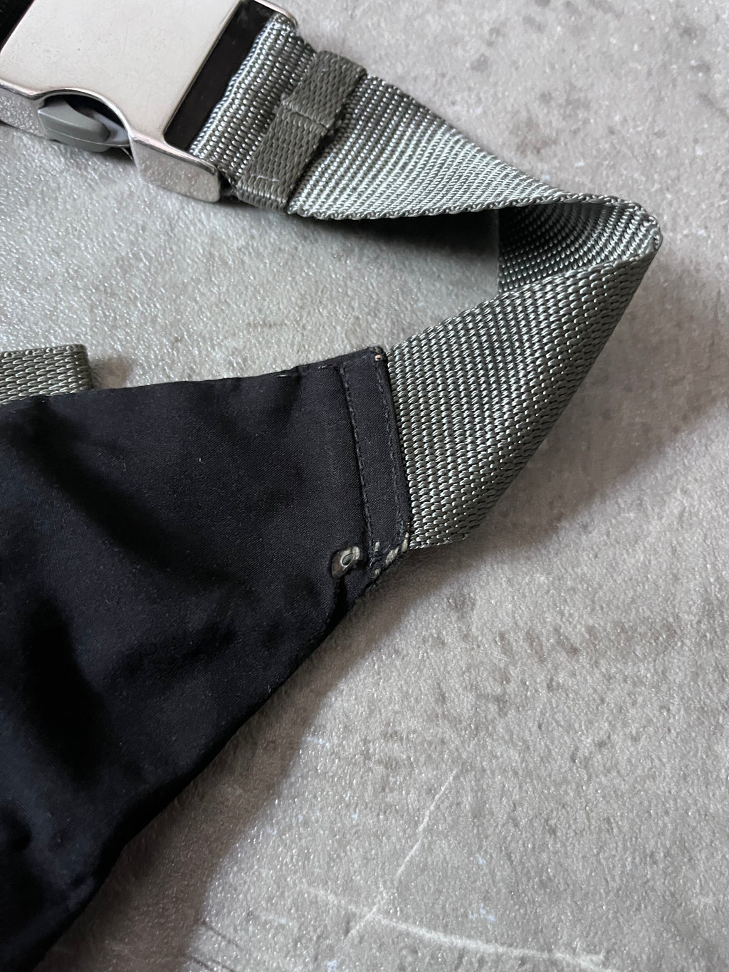 2000s Prada Utility Multi Pocket Belt Bag Black