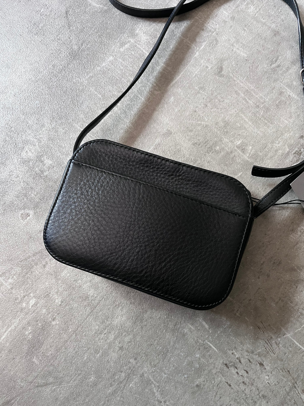 F/W 2018 Balenciaga Kitten Print Leather Shoulder Camer Bag Black