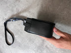 F/W 2018 Balenciaga Kitten Print Leather Shoulder Camer Bag Black
