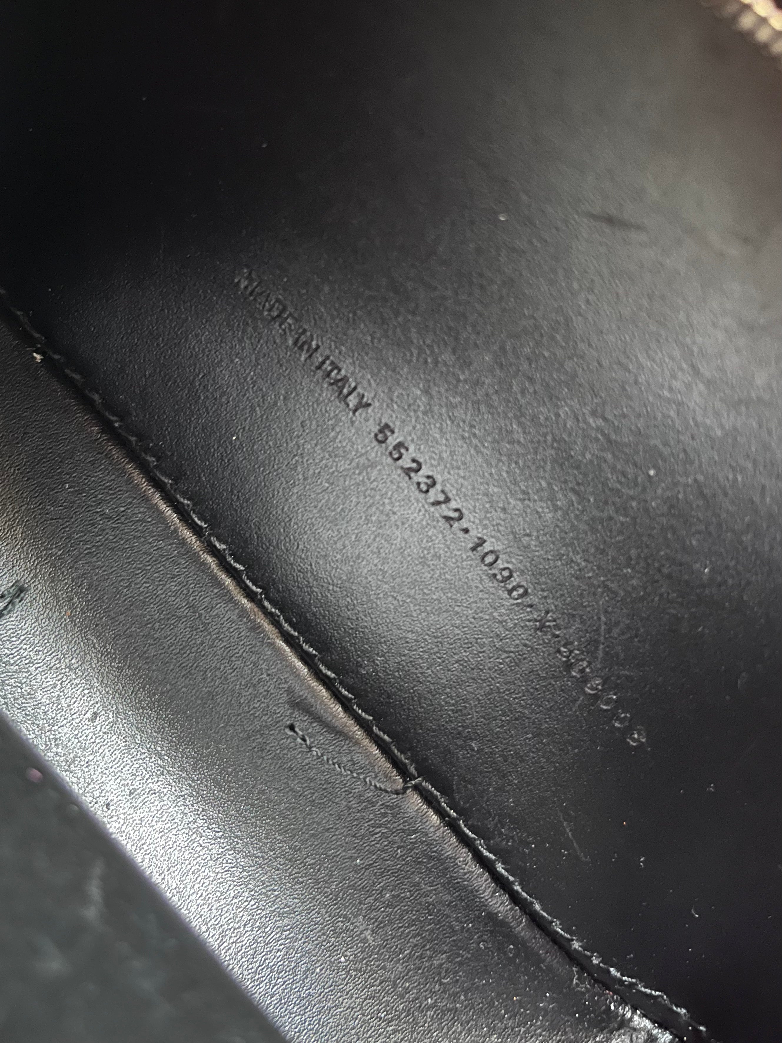 F/W 2018 Balenciaga Kitten Print Leather Shoulder Camer Bag Black
