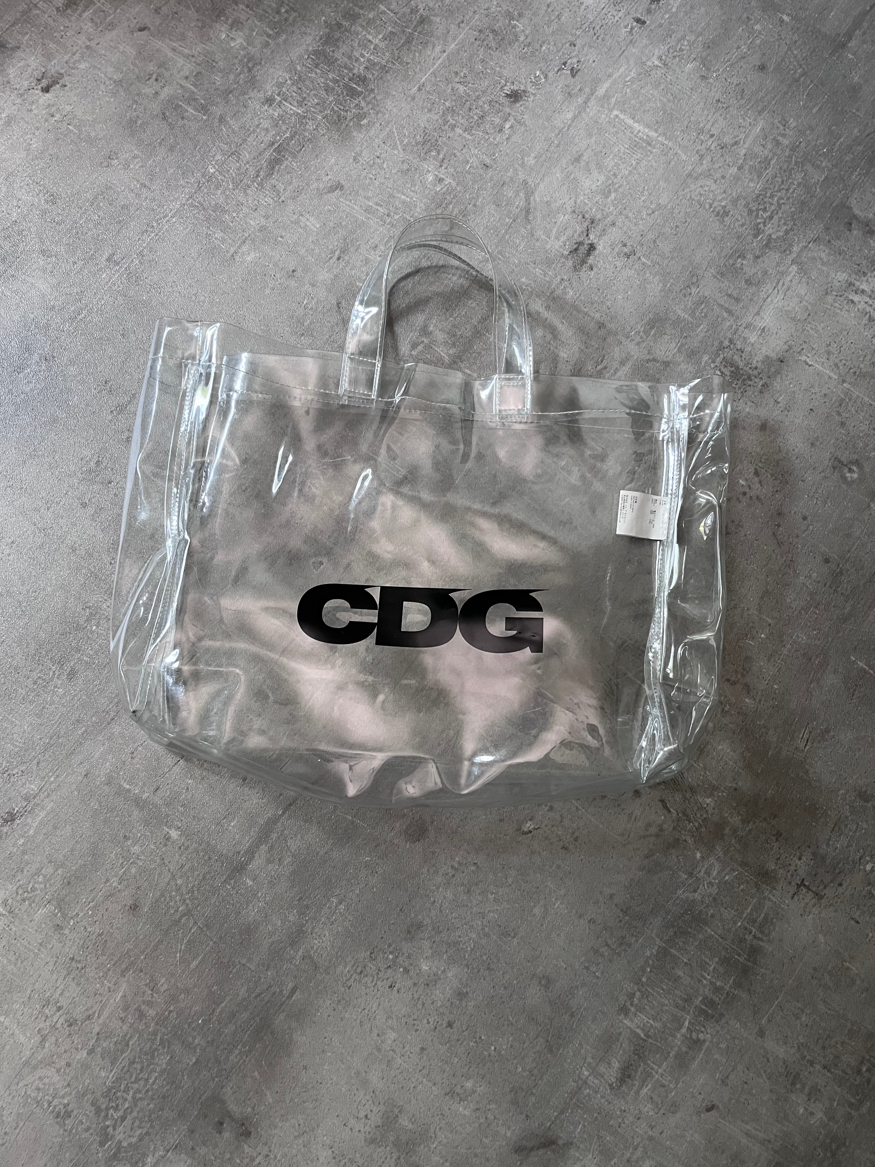 Comme des Garcons PVC Transparent Tote Bag