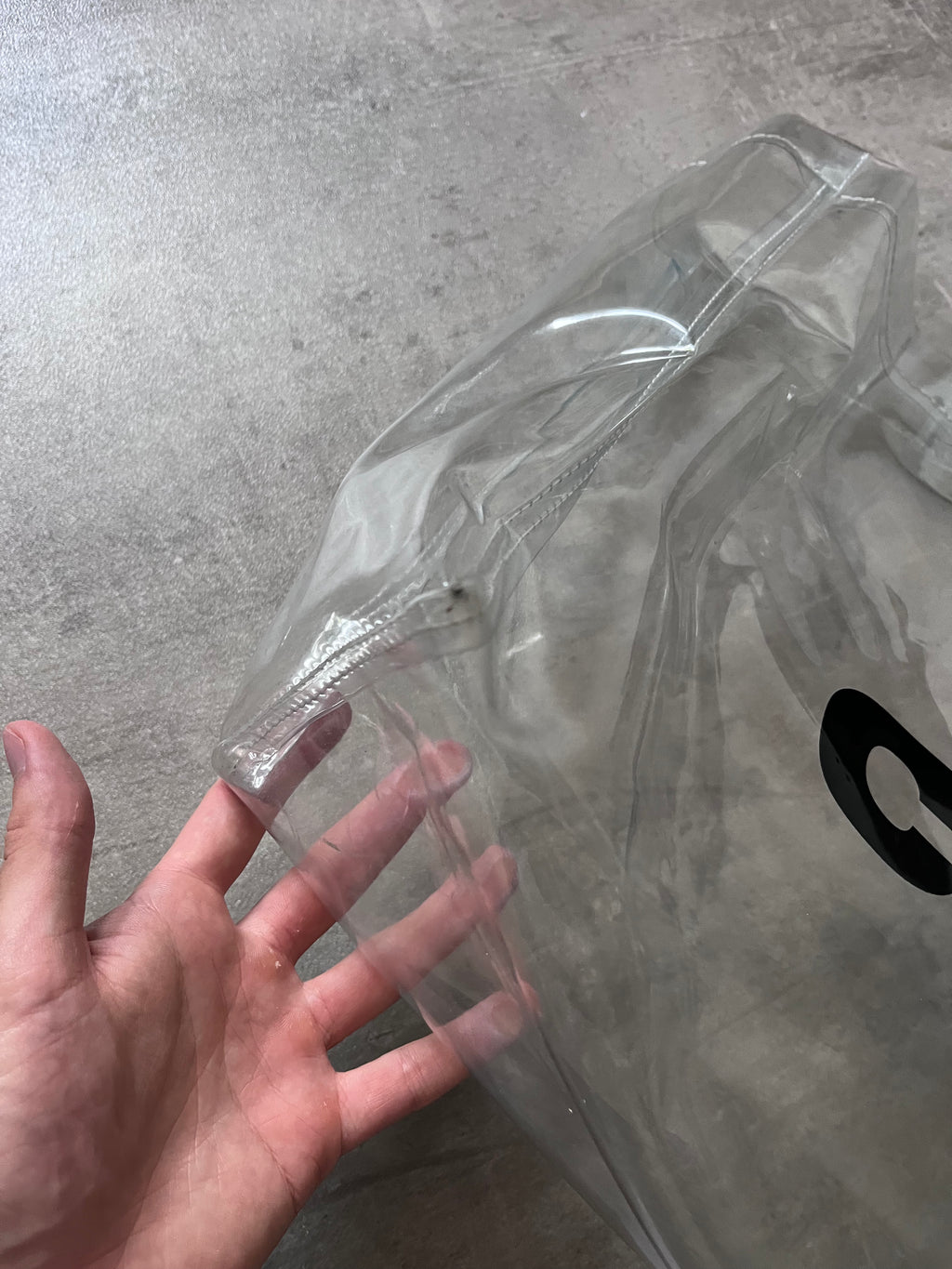 Comme des Garcons PVC Transparent Tote Bag