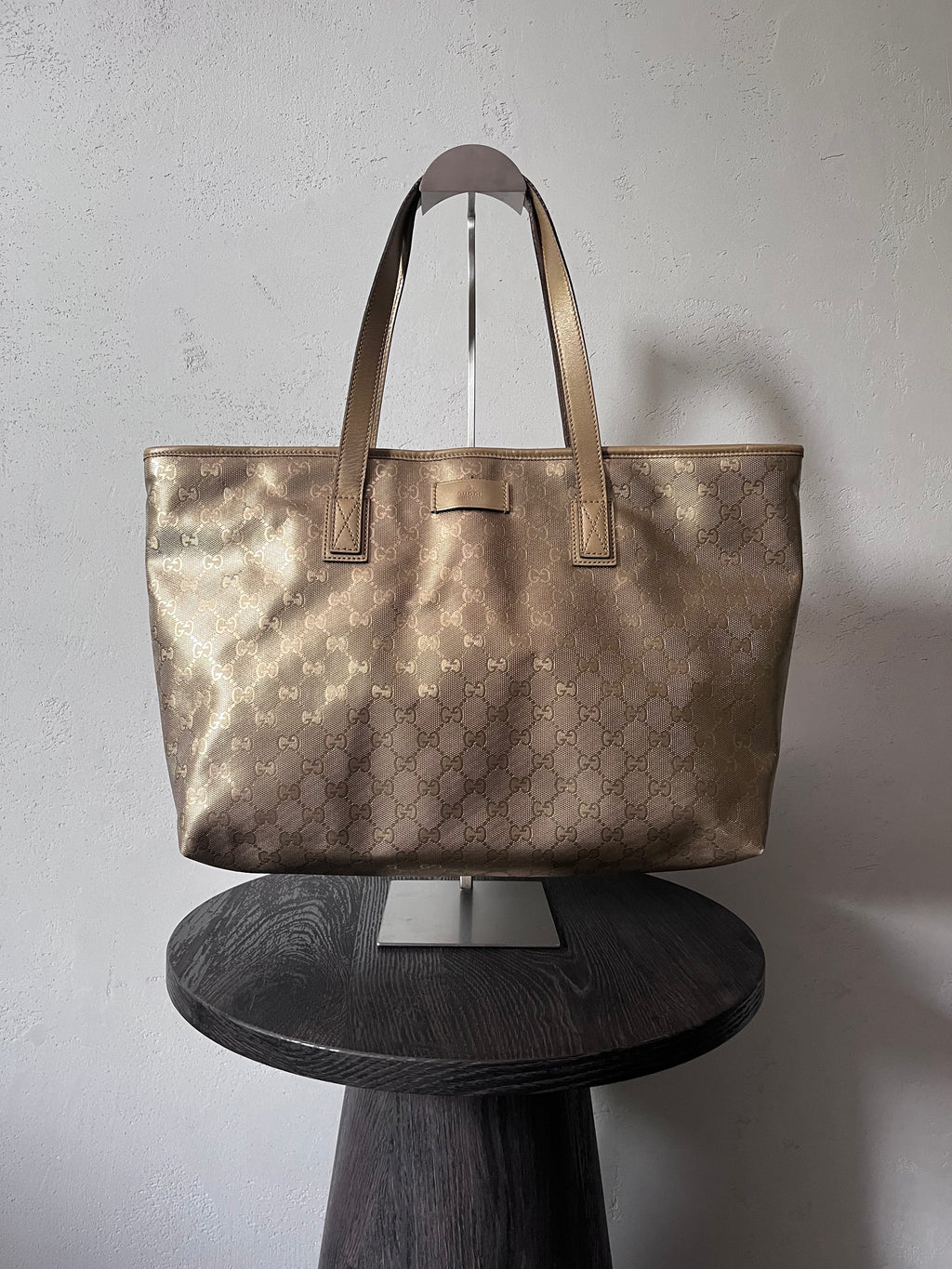 Gucci GG Imprime Large Tote Bag Gold