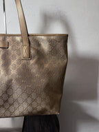 Gucci GG Imprime Large Tote Bag Gold