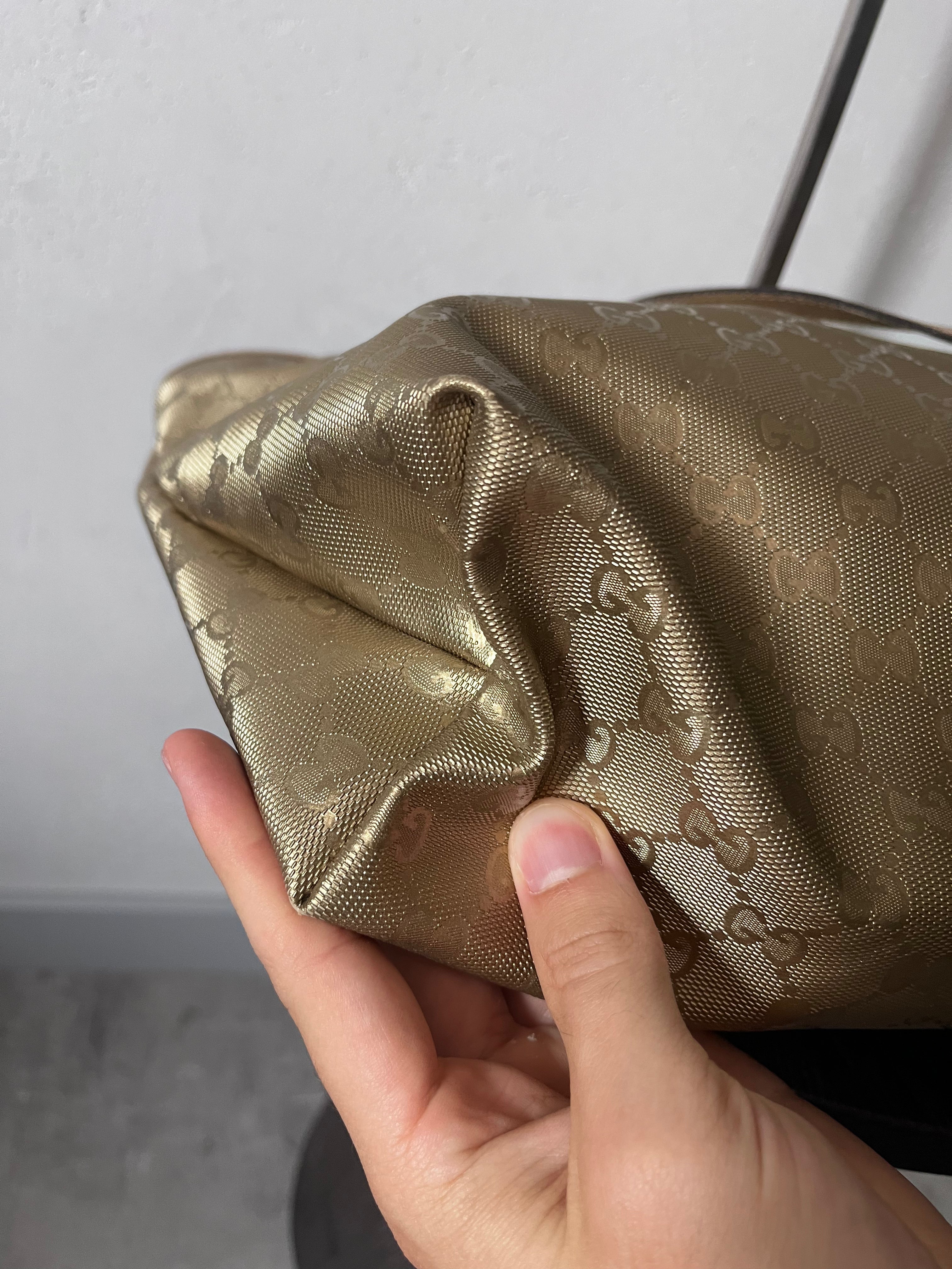 Gucci GG Imprime Large Tote Bag Gold