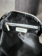 2000s Yves Saint Laurent Rive Gauche Muse Leather Handbag White