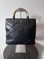 Fendi Vintage Mini Pasta Soft Leather Handbag Black