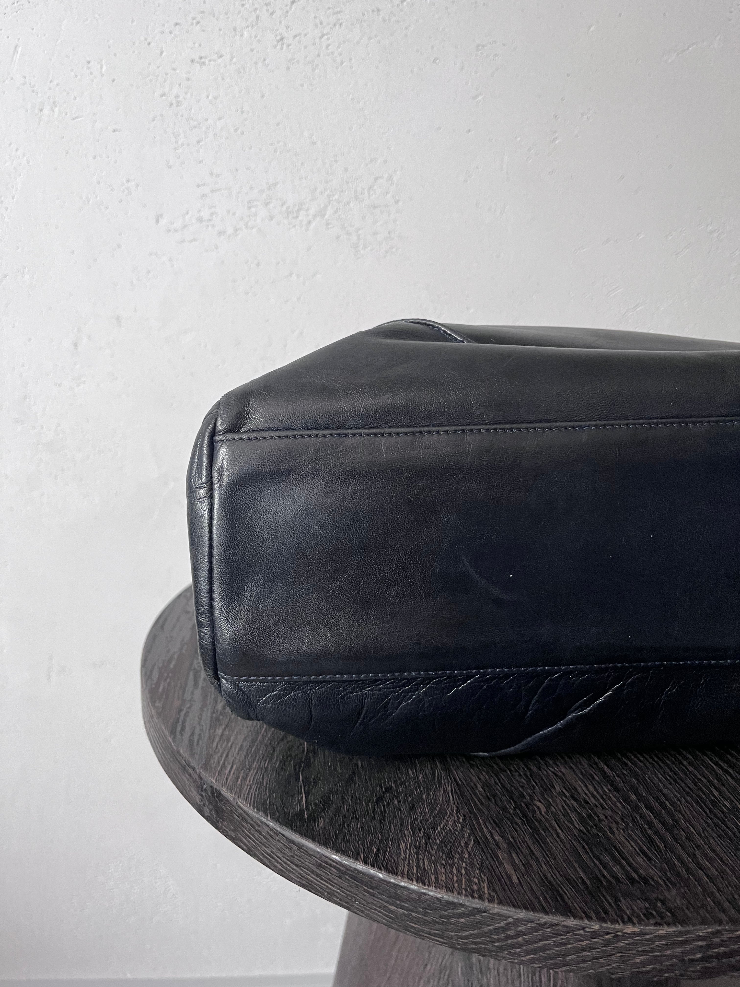 Fendi Vintage Mini Pasta Soft Leather Handbag Black