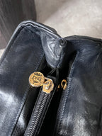 Fendi Vintage Mini Pasta Soft Leather Handbag Black
