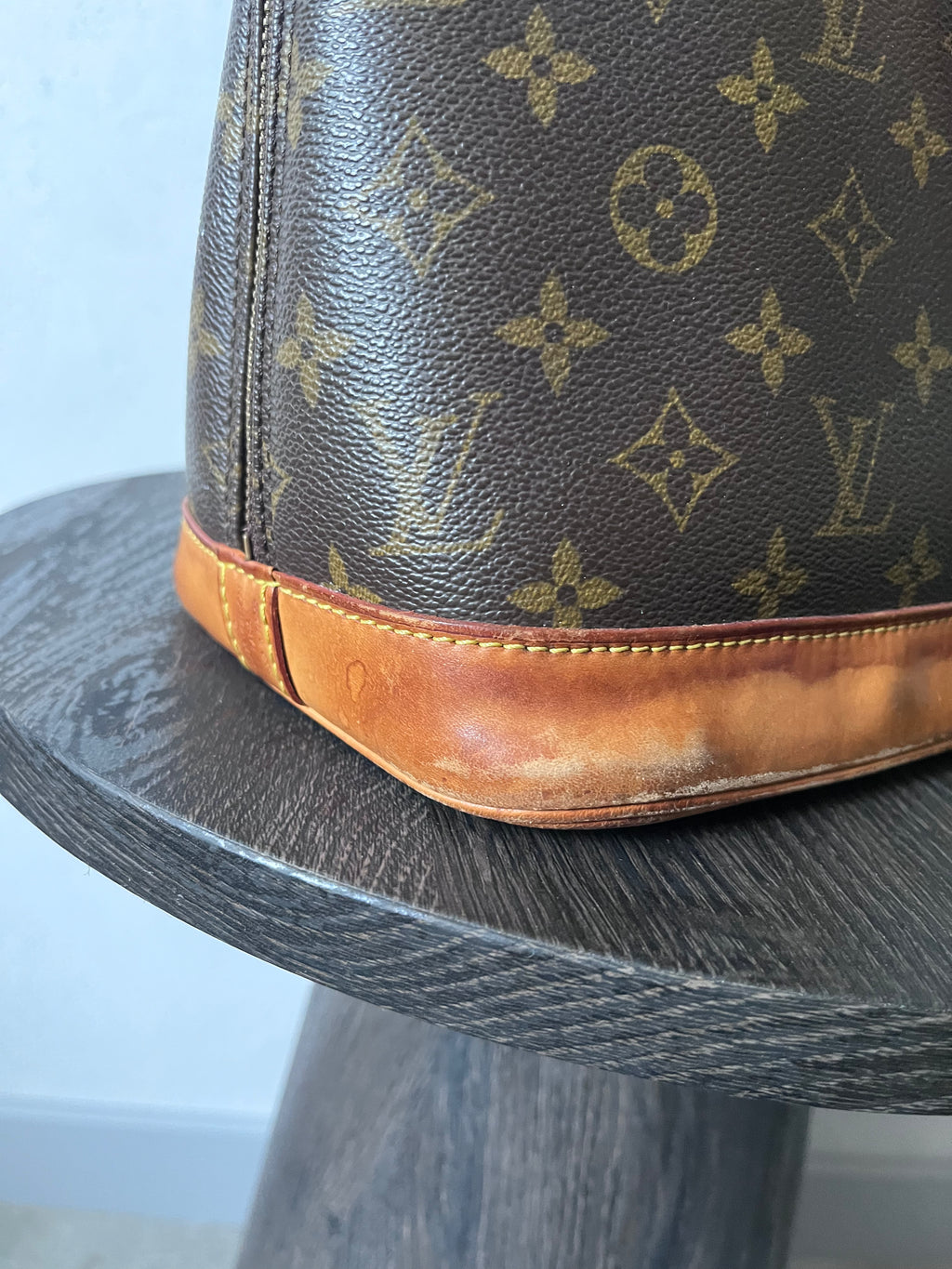Louis Vuitton Alma Monogram Handbag Brown
