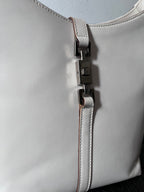 2000s Gucci by Tom Ford Jackie Shoulder Bag White