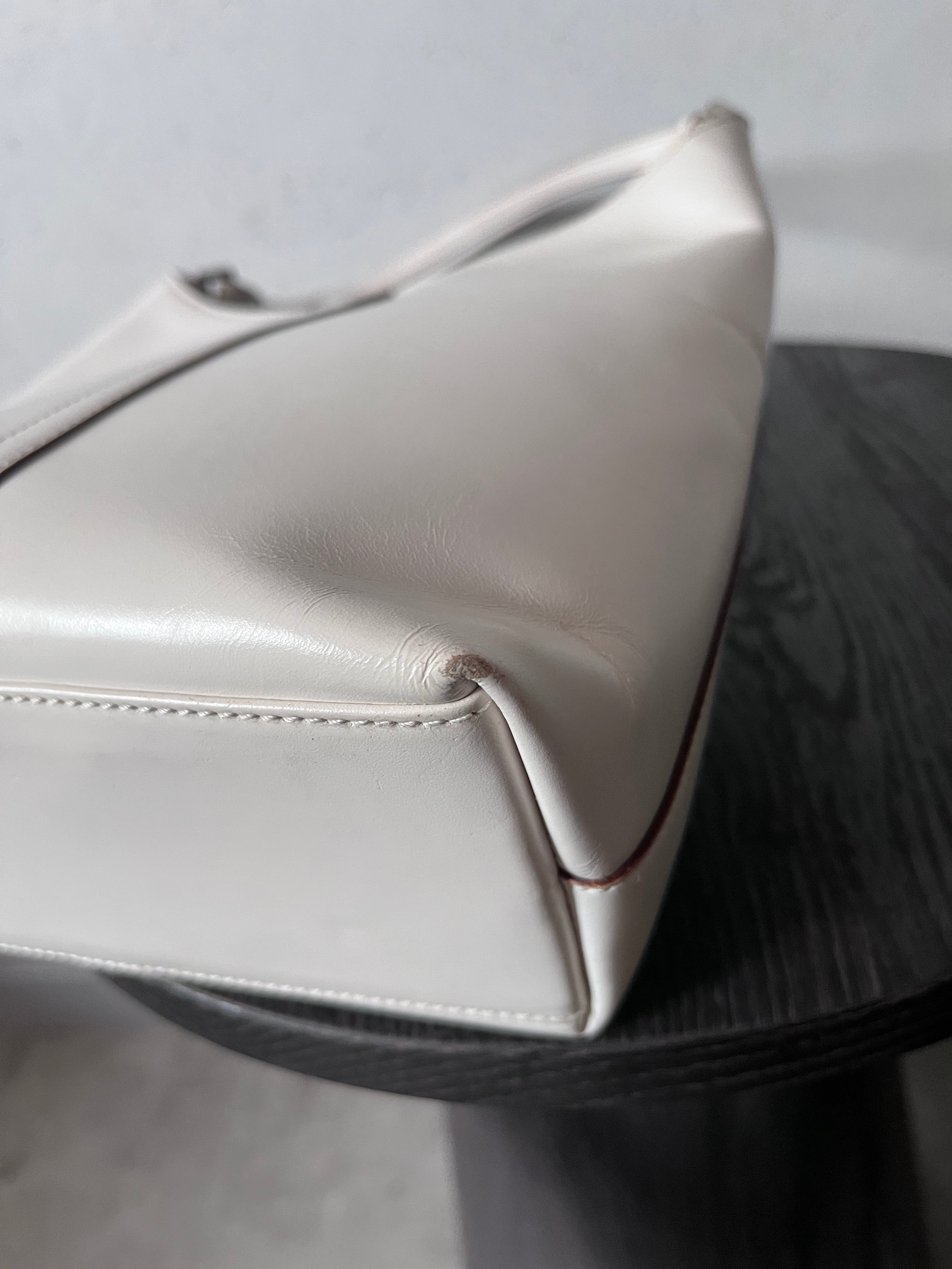 2000s Gucci by Tom Ford Jackie Shoulder Bag White