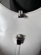 2000s Gucci by Tom Ford Jackie Shoulder Bag White