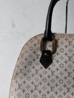 Louis Vuitton Monogram Mini Lin Alma Tall Shoulder Bag Beige
