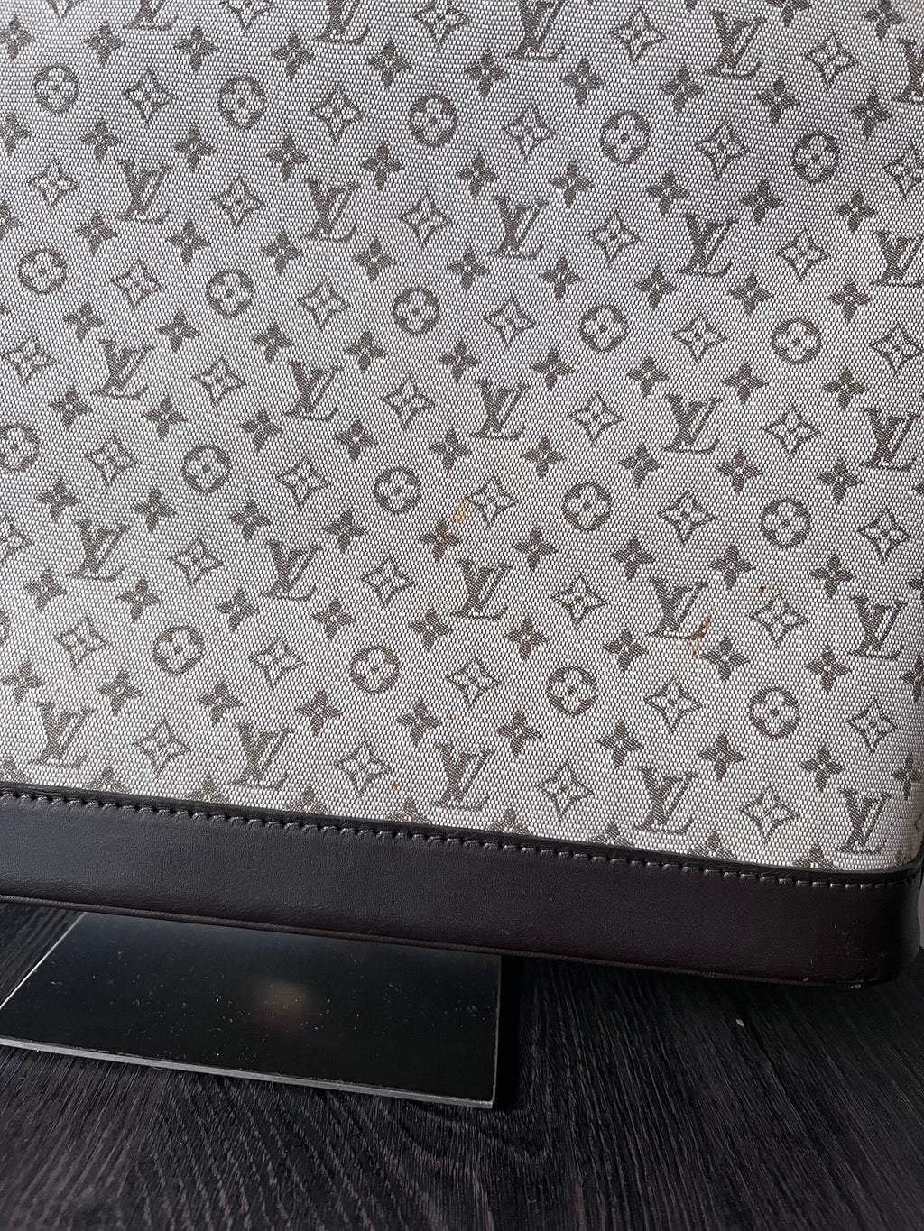 Louis Vuitton Monogram Mini Lin Alma Tall Shoulder Bag Beige