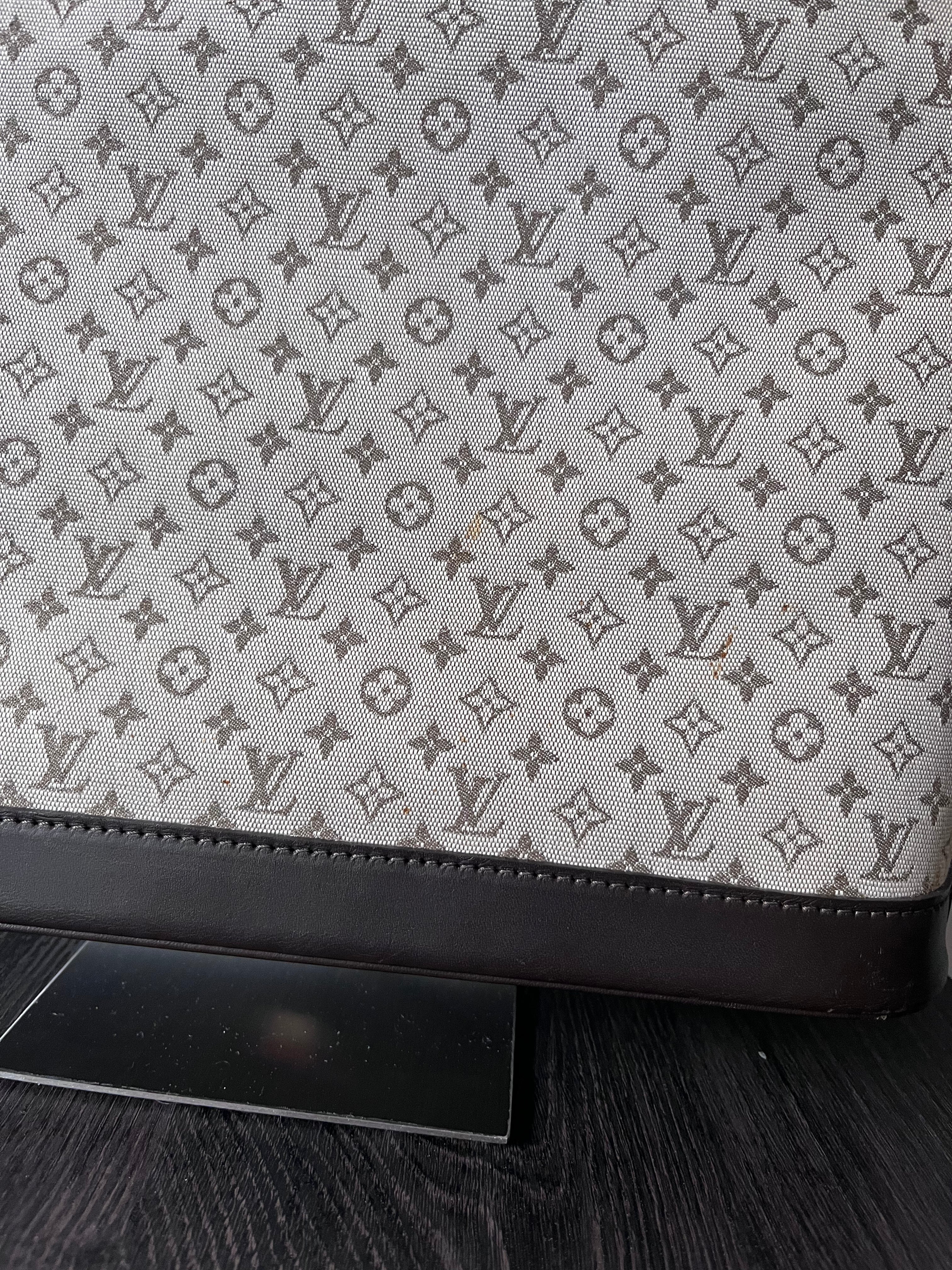 Louis Vuitton Monogram Mini Lin Alma Tall Shoulder Bag Beige