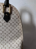 Louis Vuitton Monogram Mini Lin Alma Tall Shoulder Bag Beige