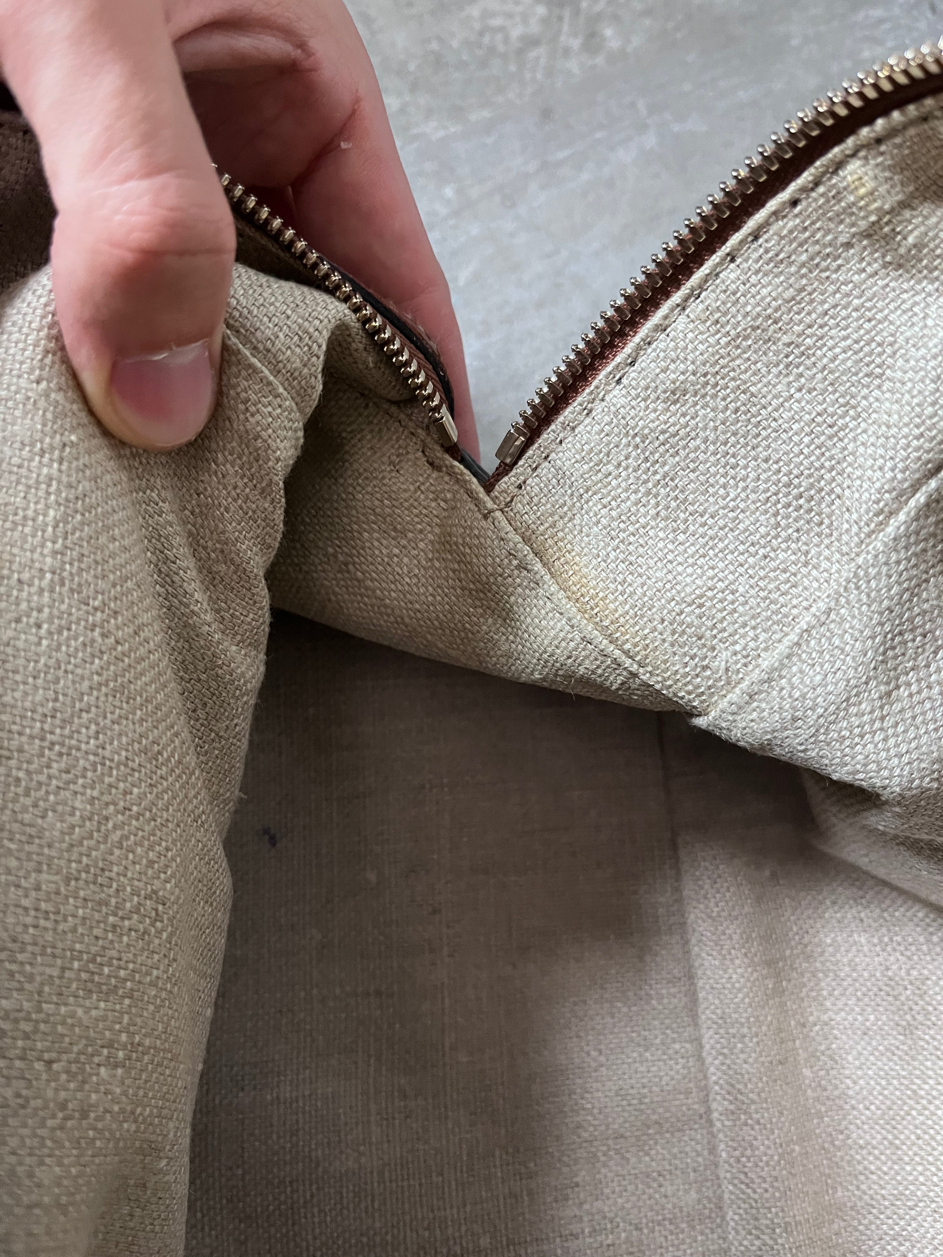 Gucci Mini Boston Leather Bamboo Handbag Brown
