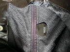 Gucci Vintage Nylon Bamboo Shoulder Bag Black / Chocolate