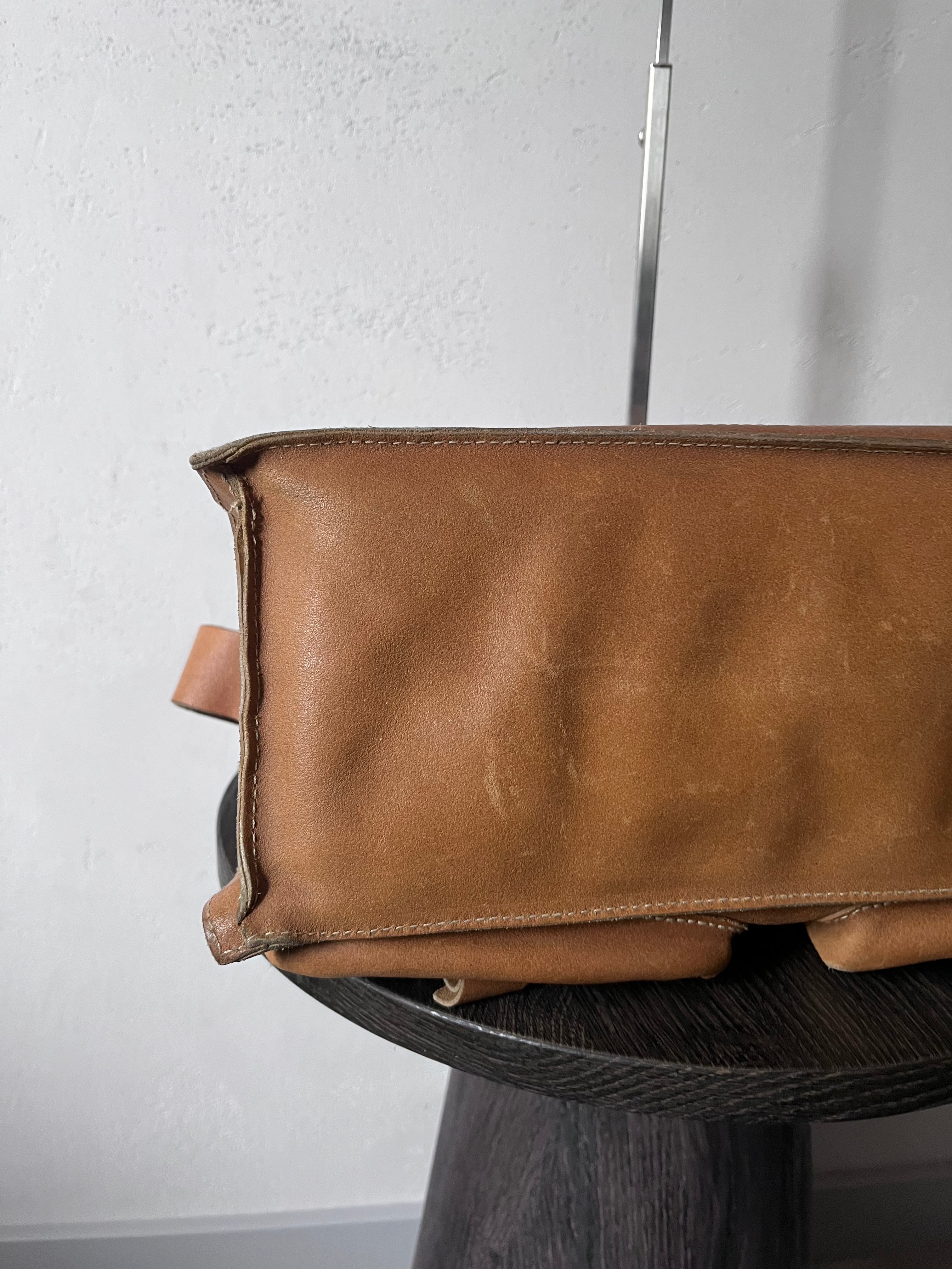 90s Miu Miu Vintage Cargo Suede Leather Shoulder Bag Brown