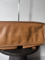 90s Miu Miu Vintage Cargo Suede Leather Shoulder Bag Brown