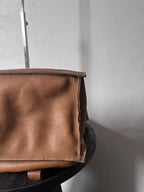90s Miu Miu Vintage Cargo Suede Leather Shoulder Bag Brown