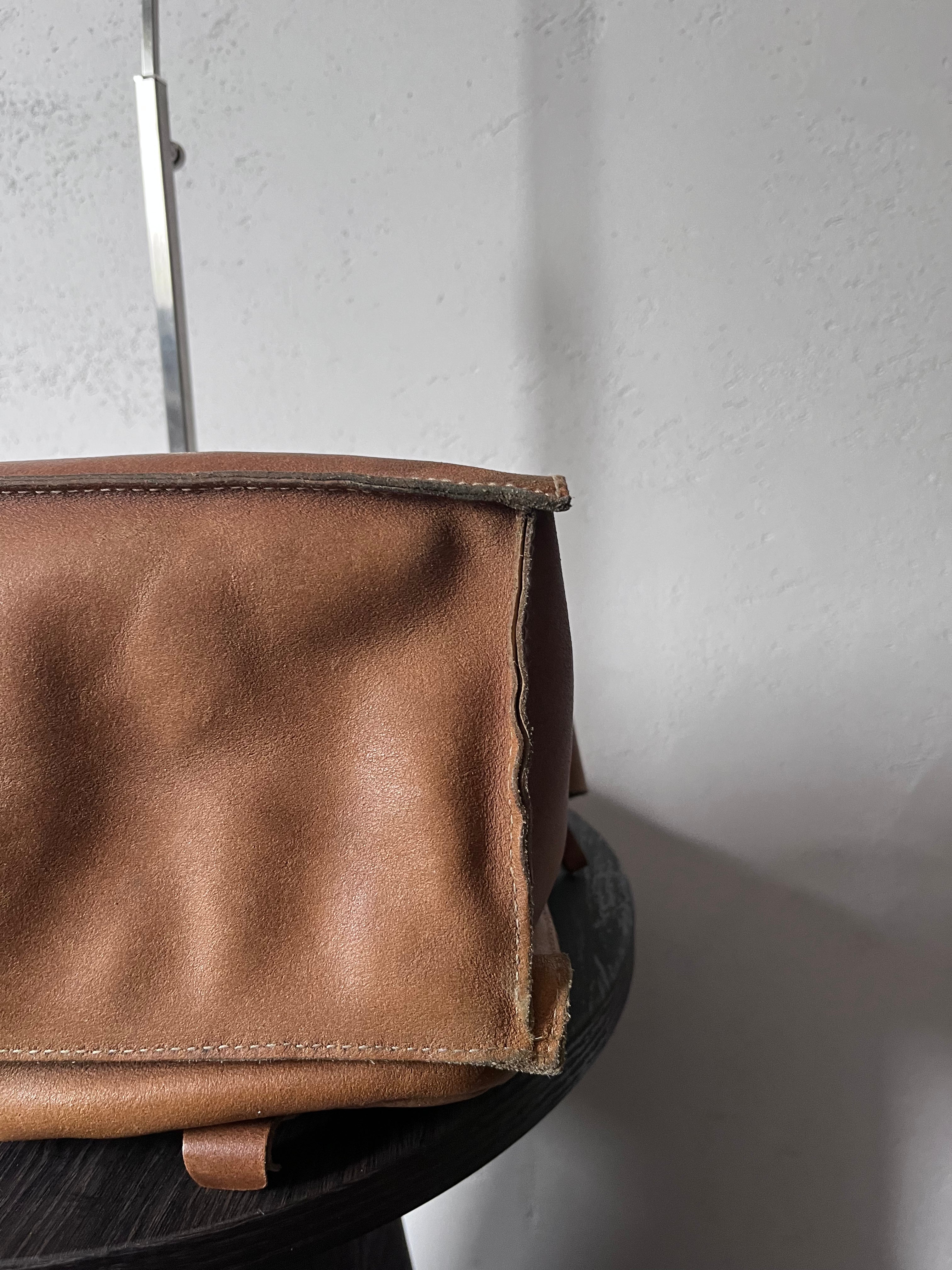 90s Miu Miu Vintage Cargo Suede Leather Shoulder Bag Brown