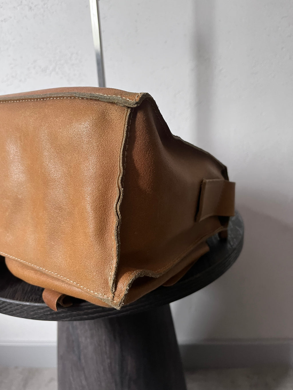 90s Miu Miu Vintage Cargo Suede Leather Shoulder Bag Brown