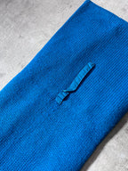 2000s Prada Wool Nylon Sport Scarf Blue