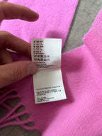Acne Studios Wool Scarf Pink