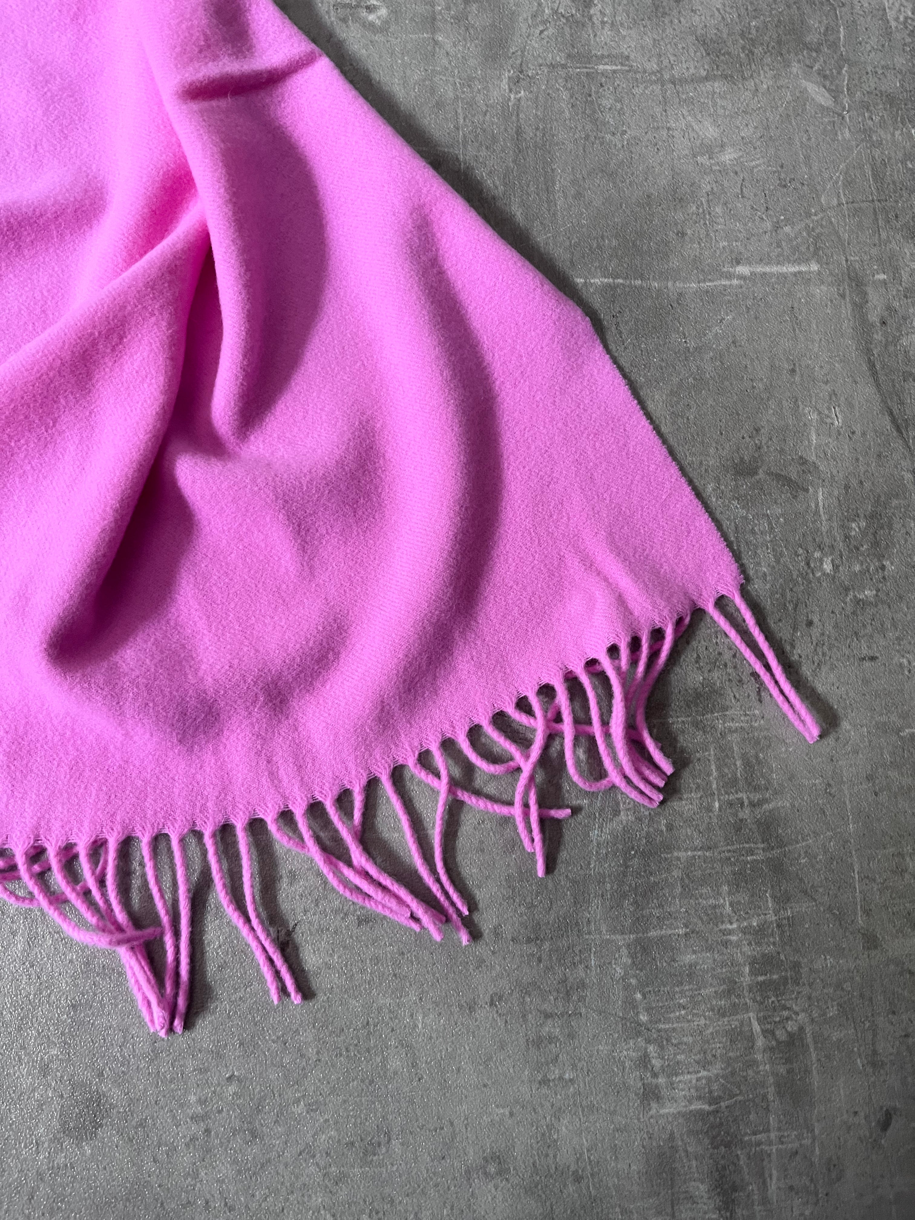 Acne Studios Wool Scarf Pink