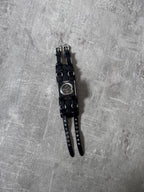 2000s Dolce & Gabbana Bay Star Leather Watch Black