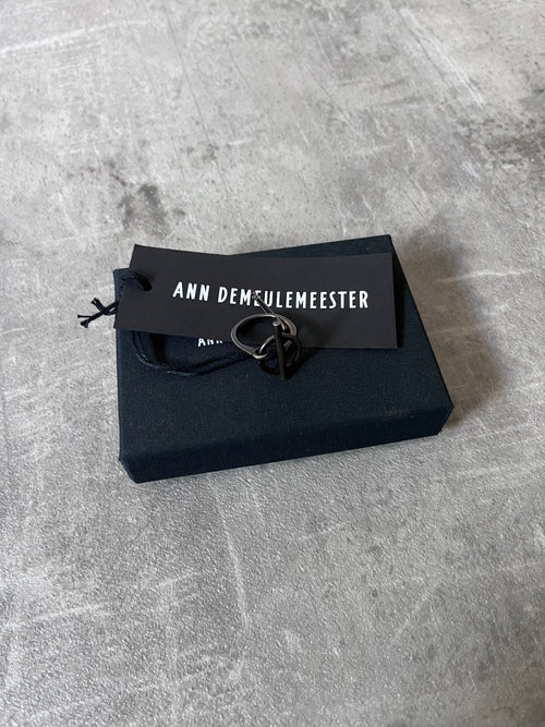 Ann Demeulemeester Silver Lock Ring - 59