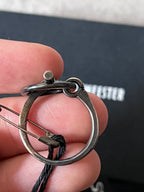 Ann Demeulemeester Silver Lock Ring - 59