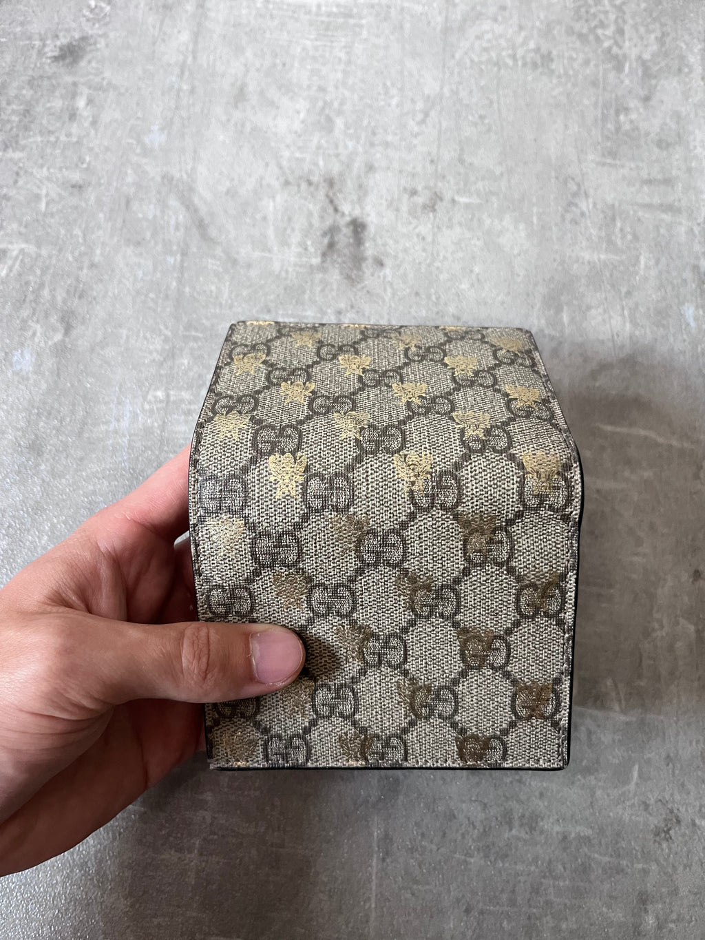 Gucci GG Supreme Bees Wallet Beige