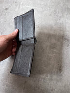 Gucci Vintage Striped Leather Wallet Brown