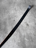 Acne Studios Cracking Leather Belt Orange