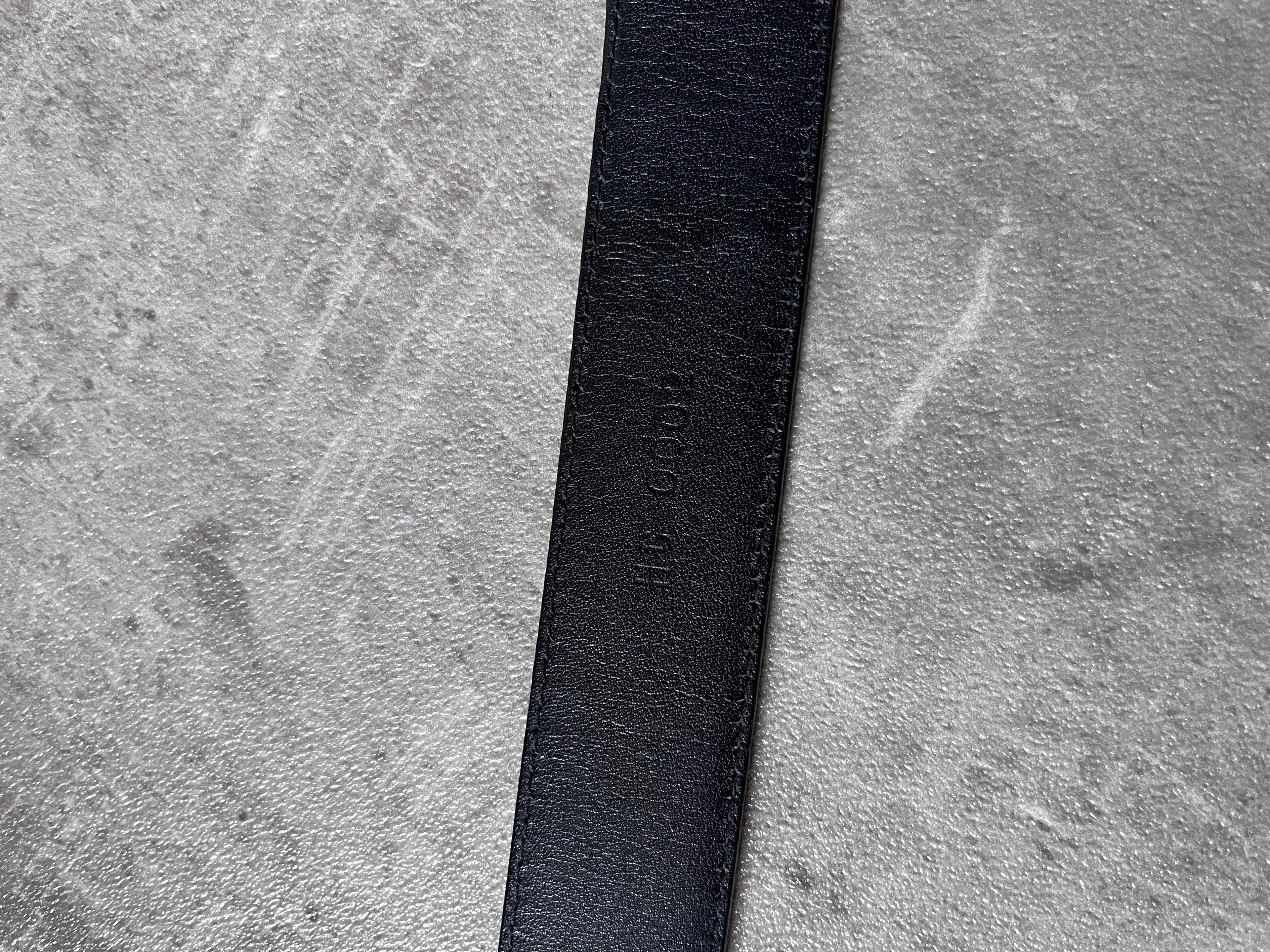 Helmut Lang Vintage Patent Leather Belt Black