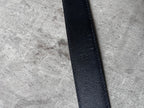 Helmut Lang Vintage Patent Leather Belt Black