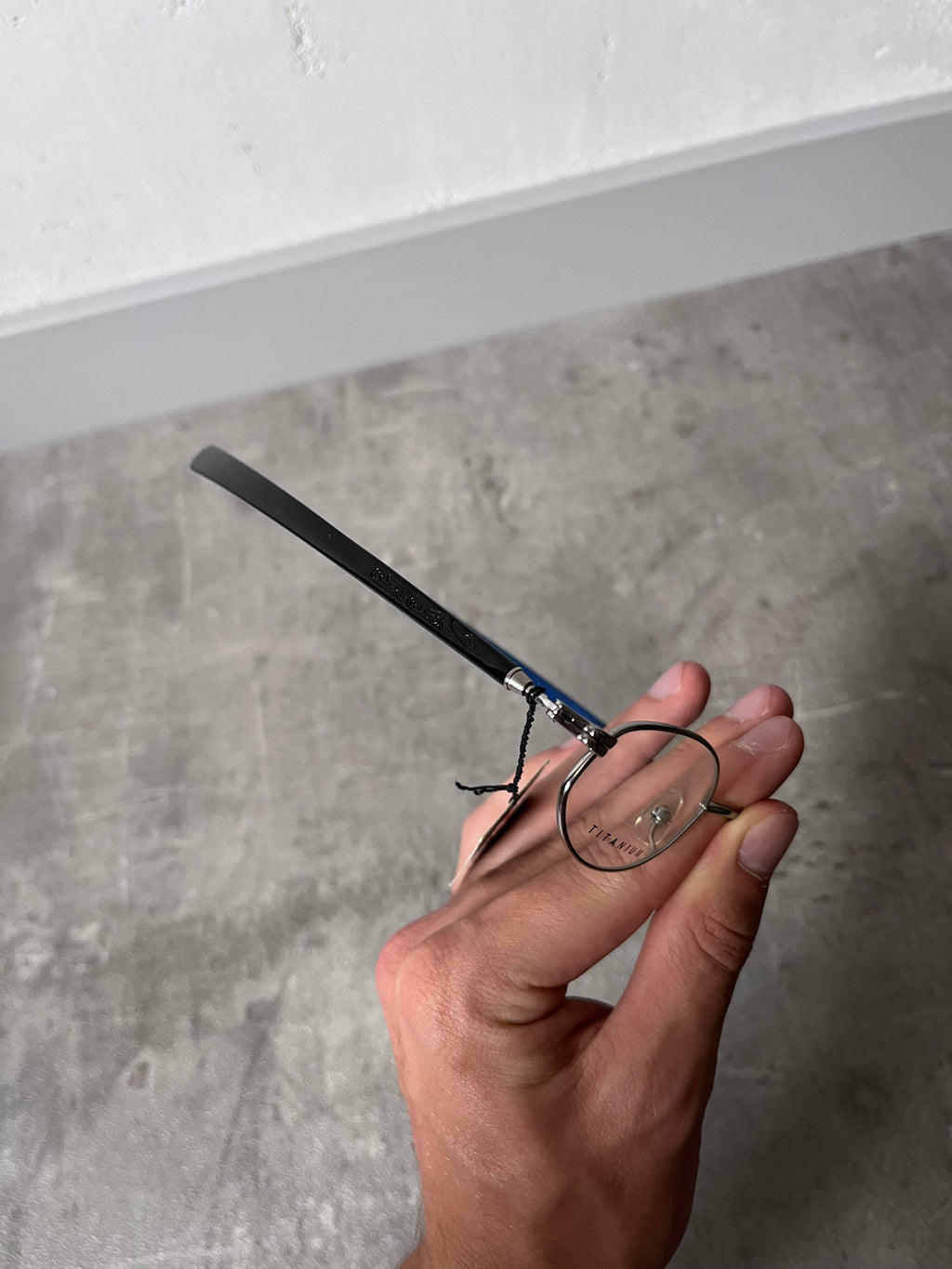 90s Jean Paul Gaultier Vintage Clean Glasses Blue