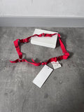 F/W 2006 Maison Margiela Artisanal Buckles Belt Red