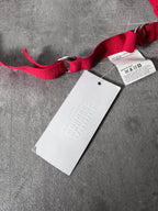 F/W 2006 Maison Margiela Artisanal Buckles Belt Red